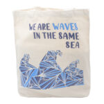 Baumwolltasche We are Waves – Natur